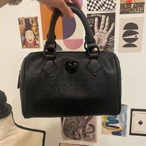 Betsey Johnson Black Satchel Bag with Sophisticated Design